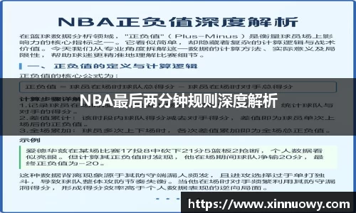 NBA最后两分钟规则深度解析